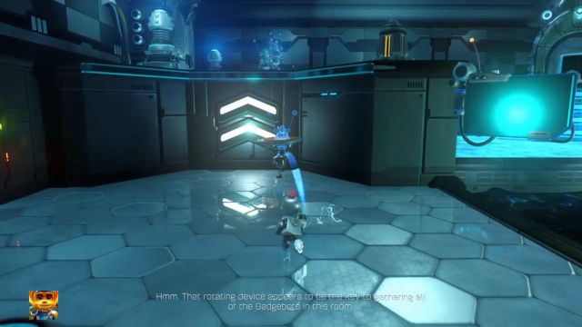 Mając cztery roboty możesz wreszcie zakończyć ten etap. - Ratchet & Clank: Deplanetiser - solucja, opis przejścia, wszystkie zadania - Ratchet & Clank - poradnik do gry