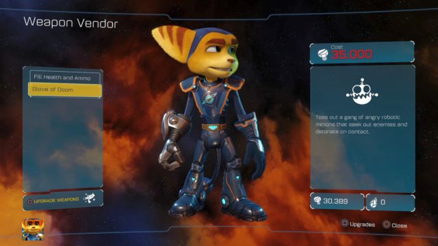 W sklepie dostępna jest nowa broń. - Ratchet & Clank: Deplanetiser - solucja, opis przejścia, wszystkie zadania - Ratchet & Clank - poradnik do gry