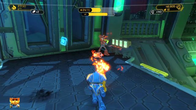 Jedna z kilku kart do zebrania. - Ratchet & Clank: Deplanetiser - solucja, opis przejścia, wszystkie zadania - Ratchet & Clank - poradnik do gry