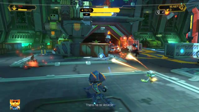 Przygotuj się na długą walkę. - Ratchet & Clank: Deplanetiser - solucja, opis przejścia, wszystkie zadania - Ratchet & Clank - poradnik do gry