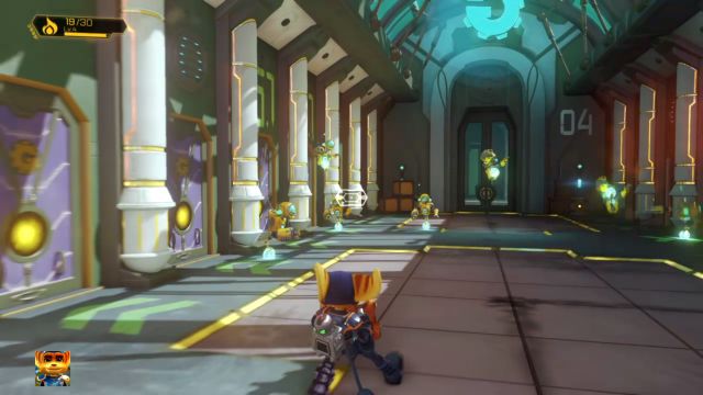 Jedno z najlepszych miejsc do farmienia surowców w grze. - Ratchet & Clank: Planeta Kalebo 3 - solucja, opis przejścia, wszystkie zadania - Ratchet & Clank - poradnik do gry