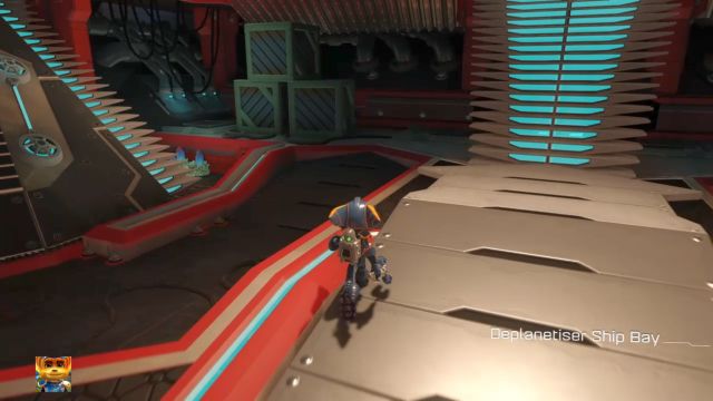 Raritarium, które znajduje się tuż obok statku. - Ratchet & Clank: Deplanetiser, powrót - solucja, opis przejścia, zadania - Ratchet & Clank - poradnik do gry