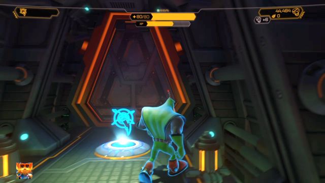 Przyciski te możesz aktywować tylko pod postacią Kapitana Qwarka. - Ratchet & Clank: Deplanetiser, powrót - solucja, opis przejścia, zadania - Ratchet & Clank - poradnik do gry