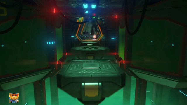 Przeskakuj przez kładki wtedy, gdy wróg nie patrzy, uważając jednocześnie na miny. - Ratchet & Clank: Deplanetiser, powrót - solucja, opis przejścia, zadania - Ratchet & Clank - poradnik do gry