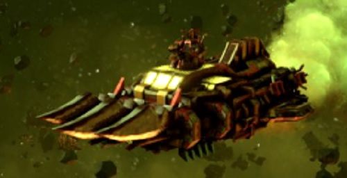 Brute Ram Ship - Ork Pirates | Jednostki Battlefleet Gothic Armada - Battlefleet Gothic: Armada - poradnik do gry