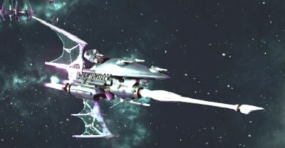 Hemlock Destroyer - Eldar Corsairs | Jednostki Battlefleet Gothic Armada - Battlefleet Gothic: Armada - poradnik do gry