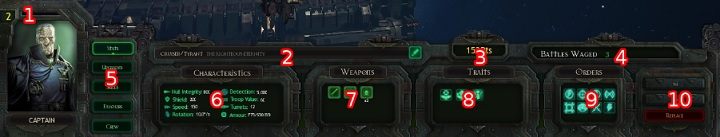 1 - Interfejs i modyfikacje | Warsztat Okrętów w Battlefleet Gothic Armada - Battlefleet Gothic: Armada - poradnik do gry