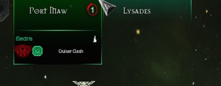 Opis zakładki dostarcza wszystkich niezbędnych informacji - Podstawy | Kampania w Battlefleet Gothic Armada - Battlefleet Gothic: Armada - poradnik do gry