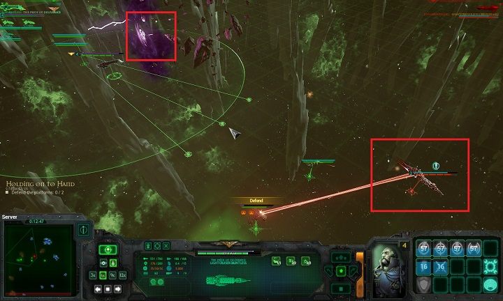 Najlepszym rozwiązaniem będzie rozstawienie twoich okrętów pomiędzy stacjami - Rozdział I - The Hand of Darkness | Kampania w Battlefleet Gothic Armada - Battlefleet Gothic: Armada - poradnik do gry