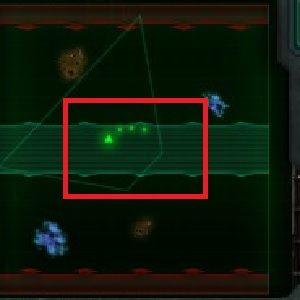 Na mini-mapie zostało zaznaczone miejsce wokół którego będą skoncentrowane wszystkie działania w tej misji - Rozdział I - The Hand of Darkness | Kampania w Battlefleet Gothic Armada - Battlefleet Gothic: Armada - poradnik do gry