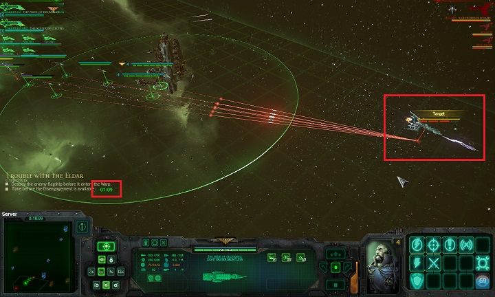 Rozmieść swoje siły w jednym miejscu i zgrupuj je - Rozdział I - The Hand of Darkness | Kampania w Battlefleet Gothic Armada - Battlefleet Gothic: Armada - poradnik do gry