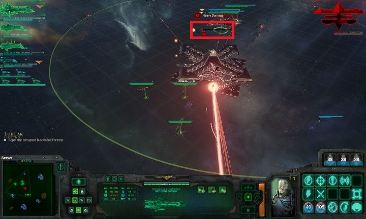 Mimo spektakularnych rozmiarów i siły ognia forteca nie będzie zbyt dużym wyzwaniem dla sprzymierzonej floty - Rozdział IV - 12th Black Crusade | Kampania w Battlefleet Gothic Armada - Battlefleet Gothic: Armada - poradnik do gry