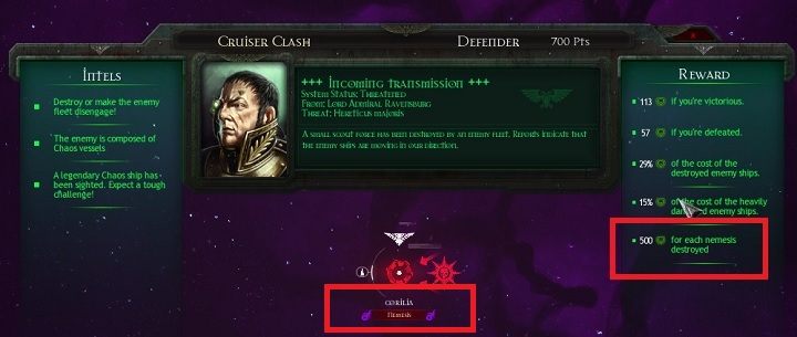 Zwróć uwagę na powyższy obrazek - Misje Specjalne | Kampania w Battlefleet Gothic Armada - Battlefleet Gothic: Armada - poradnik do gry