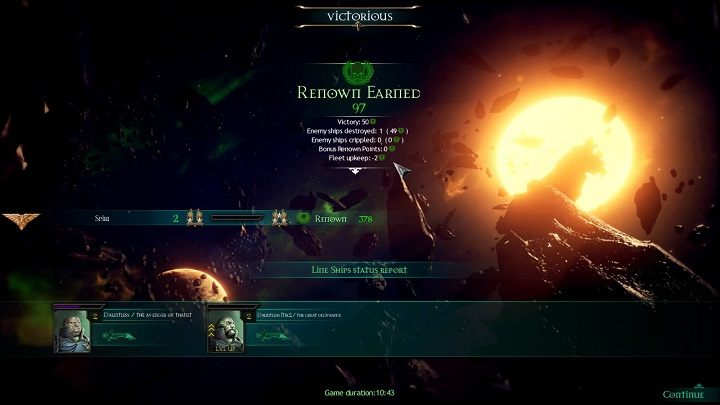 Po zakończonej bitwie admirał i oficerowie otrzymują punkty rozgłosu - Poziomy doświadczenia | Podstawy Battlefleet Gothic Armada - Battlefleet Gothic: Armada - poradnik do gry