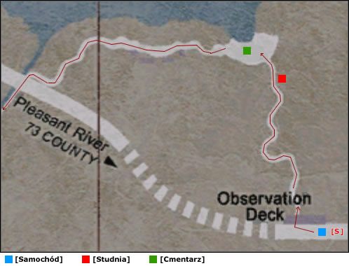 Grę zaczynasz w toalecie, zrób dwa kroki do tyłu, aby znaleźć wyjście znajdujące się po twojej prawej stronie - Punkt Widokowy - Silent Hill 2 - poradnik do gry