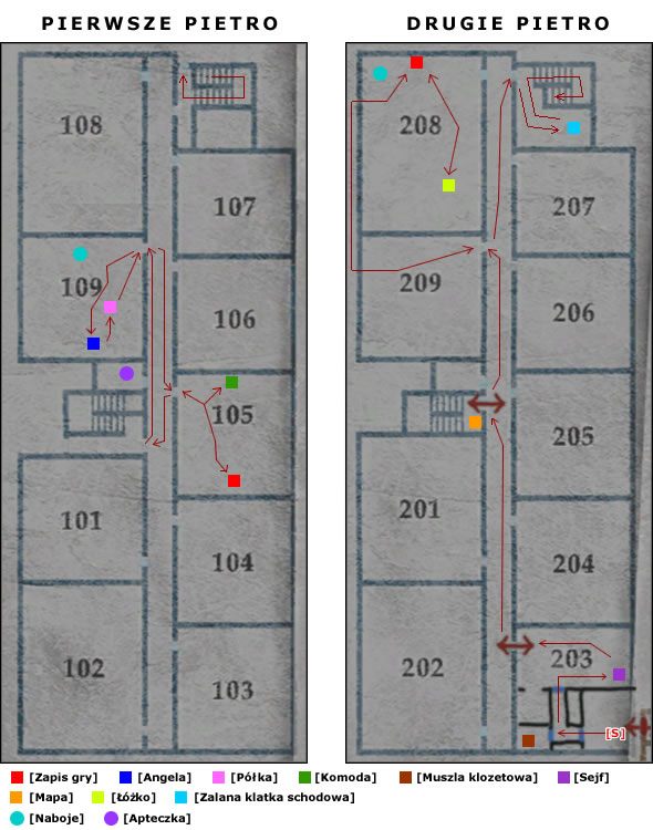 Zaczynasz na [Drugim Piętrze] - Blue Creek Apartment | Silent Hill 2 - Silent Hill 2 - poradnik do gry