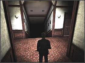 Skieruj się na początek w prawo, do Restauracji [Lake Shore Restaurant] - Lake View Hotel - Część 1 | Silent Hill 2 - Silent Hill 2 - poradnik do gry