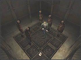 Wróć na korytarz i wejdź do drzwi, z których jeszcze nie korzystałeś (na lewo) - Katakumby - Część 3 | Silent Hill 2 - Silent Hill 2 - poradnik do gry