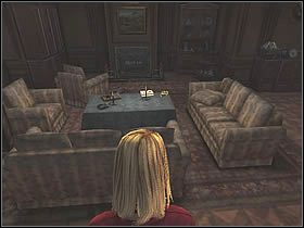 Po prawej na ścianie przy drzwiach znajduje się [Punkt zapisu gry] - Bonusowy Scenariusz [Born From a Wish] - Część 1 | Silent Hill 2 - Silent Hill 2 - poradnik do gry