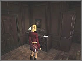 Skorzystaj z drzwi w lewej części pokoju, aby wyjść na klatkę schodową - Bonusowy Scenariusz [Born From a Wish] - Część 1 | Silent Hill 2 - Silent Hill 2 - poradnik do gry