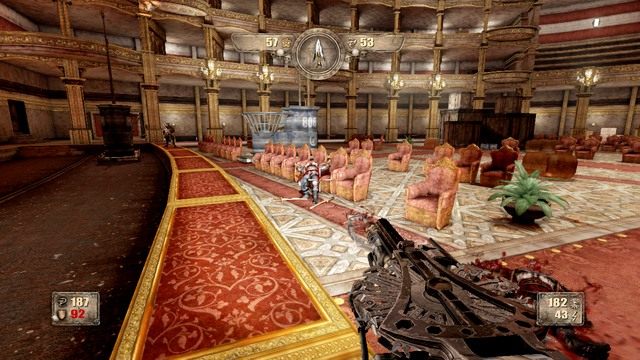 Marionetki wymagają dwóch strzałów z wolniejszej broni, dlatego warto użyć broni automatycznej. - Rozdział 2 | Opis przejścia Painkiller Hell and Damnation - Painkiller Hell & Damnation - poradnik do gry