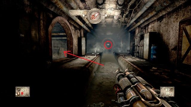 Po pokonaniu dwóch zakrętów zobaczysz po lewej broń za zamkniętą bramą - Rozdział 2 | Opis przejścia Painkiller Hell and Damnation - Painkiller Hell & Damnation - poradnik do gry