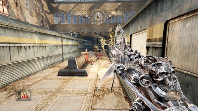 Na peronie zajmij się najpierw najsilniejszym przeciwnikiem z obrzynem. - Rozdział 2 | Opis przejścia Painkiller Hell and Damnation - Painkiller Hell & Damnation - poradnik do gry