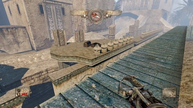 Z dachu dostrzeżesz skrzynie na kawałku podłogi poniżej ciebie. - Rozdział 3 | Opis przejścia Painkiller Hell and Damnation - Painkiller Hell & Damnation - poradnik do gry