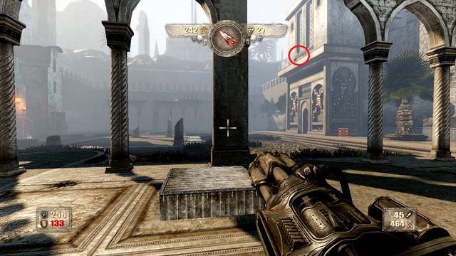 Trampolina wyniesie cię do góry, skąd dostaniesz się do artefaktów. - Rozdział 3 | Opis przejścia Painkiller Hell and Damnation - Painkiller Hell & Damnation - poradnik do gry