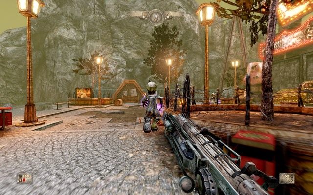 Klauni strzelają elektrycznymi pociskami, na dystans mają niższą celność niż twoja kołkownica. - Rozdział 4 | Opis przejścia Painkiller Hell and Damnation - Painkiller Hell & Damnation - poradnik do gry