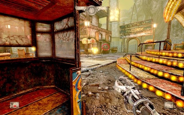 Wskocz do kotła, po tym jak wejdziesz do kasy obok karuzeli. - Rozdział 4 | Opis przejścia Painkiller Hell and Damnation - Painkiller Hell & Damnation - poradnik do gry