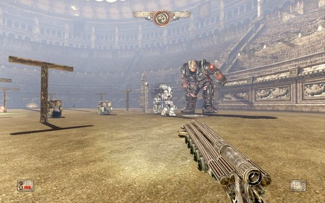 Najpierw pozbądź się mniejszych bossów, a od dużego trzymaj się na dystans. - Rozdział 4 | Opis przejścia Painkiller Hell and Damnation - Painkiller Hell & Damnation - poradnik do gry