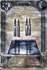 Sposób zdobycia: W rozdziale 4 zbierz wszystkie skrzynki z amunicją dostępne na poziomie 2: Koloseum (Colosseum) - Karty czarnego tarota | Sekrety i osiągnięcia Painkiller Hell and Damnation - Painkiller Hell & Damnation - poradnik do gry