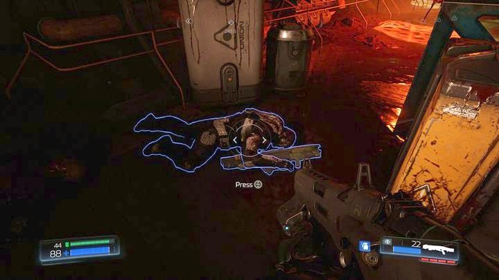 W środku jest też Wyrzutnia rakiet, którą możesz zabrać jeśli nie zdobyłeś jej na poprzednim etapie - Obiekt Argentu | Opis przejścia | Doom - Doom - poradnik do gry