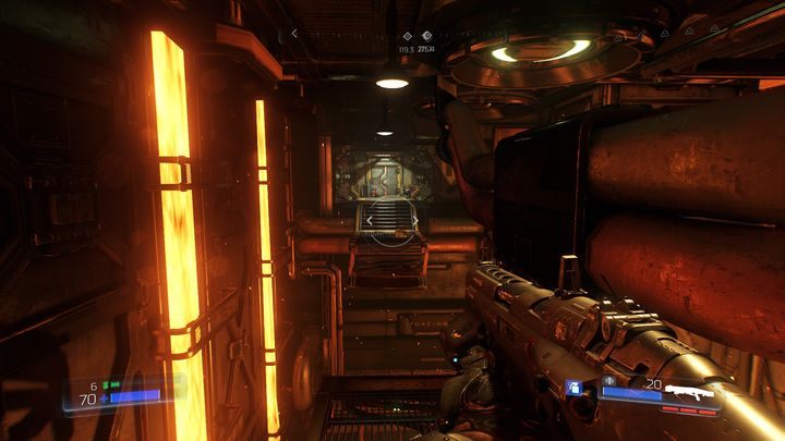 Podczas przechodzenia gry natkniesz się na panel wymagający dłoni konkretnego pracownika - Odlewnia | Sekrety | Doom - Doom - poradnik do gry