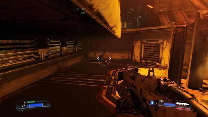 Gdy odwrócisz się potem o 180 stopni, zobaczysz pierwszą na tym etapie figurkę - Odlewnia | Sekrety | Doom - Doom - poradnik do gry