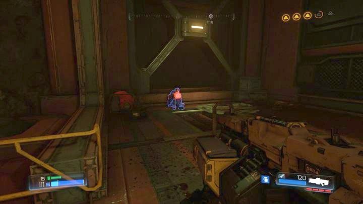 Zrób to, a następnie idź przed siebie, przeszukując po drodze trzeciego Elitarnego Strażnika - Obiekt Argentu | Sekrety | Doom - Doom - poradnik do gry