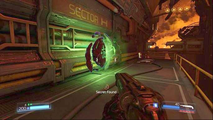 Zaprowadzi cię on do Wyzwania Runy - Ofensywa pancerna - Obiekt Argentu (zniszczony) | Opis przejścia | Doom - Doom - poradnik do gry