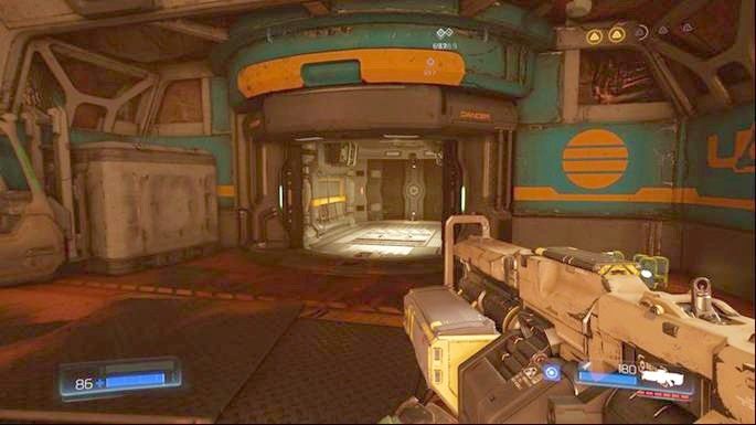 Gdy starcie dobiegnie końca, użyj wskazanego przez radar komputera - Kompleks Badań | Opis przejścia | Doom - Doom - poradnik do gry