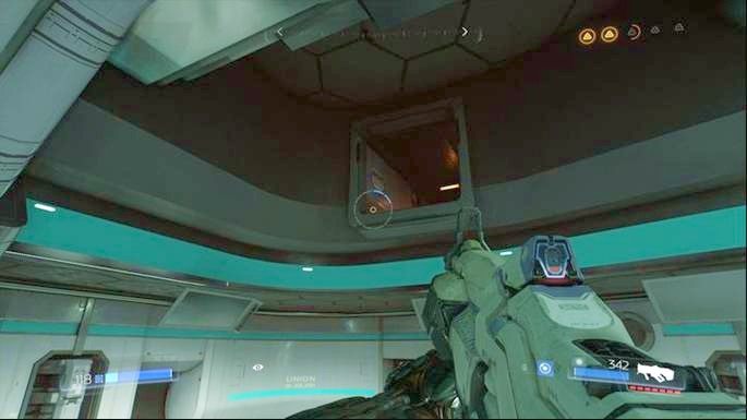 Gdy je zbierzesz, udaj się do Prototype Lab 01 i wdrap do szybu z prawej - Kompleks Badań | Opis przejścia | Doom - Doom - poradnik do gry