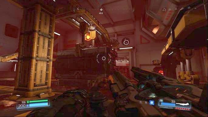 Po drugiej stronie znajduje się lokacja z Gniazdem Juchy - Laboratoria Lazarus | Opis przejścia | Doom - Doom - poradnik do gry