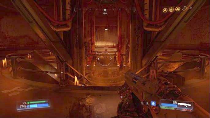Poziom niże natkniesz się na kolejnych przeciwników - Laboratoria Lazarus | Opis przejścia | Doom - Doom - poradnik do gry