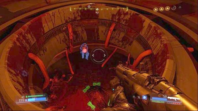 Pociągnij ją i zeskocz poziom niżej - Laboratoria Lazarus | Opis przejścia | Doom - Doom - poradnik do gry