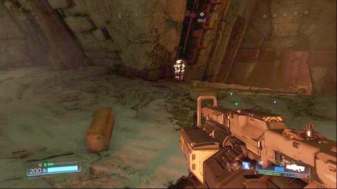 Do zabiciu kilku pierwszych możesz użyć pobliskiej beczki, żeby zaliczyć część wyzwania - Nekropolia | Opis przejścia | Doom - Doom - poradnik do gry