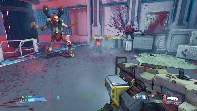 Możesz teraz otworzyć kolejne przejścia - Centrum przetwarzania VEGI | Opis przejścia | Doom - Doom - poradnik do gry