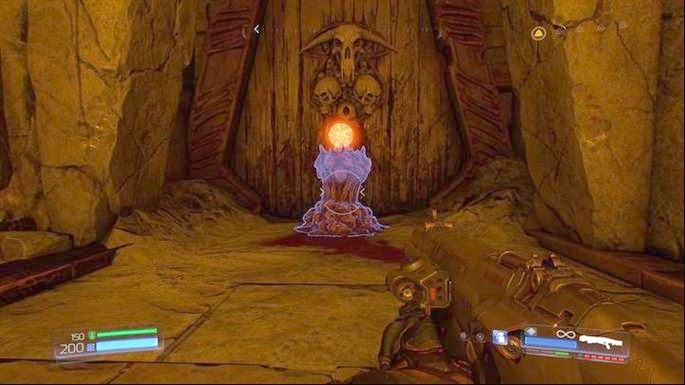 Gdy starcie dobiegnie końca, wyjdź z tunelu i idź do miejsca naprzeciwko - Argent DNur | Opis przejścia | Doom - Doom - poradnik do gry