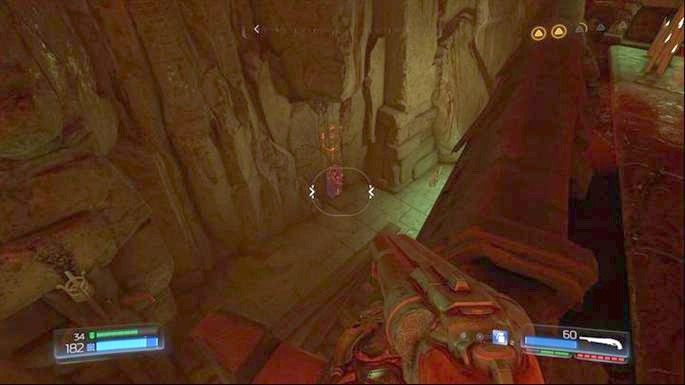 Jak skończysz, podejdź do krawędzi z prawej, a następnie zeskocz poziom niżej - Argent DNur | Opis przejścia | Doom - Doom - poradnik do gry