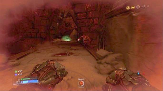 Przeciwnicy będą bardzo wymagający, ale na szczęście na środku znajdziesz Szał, który znacznie ułatwi walkę - Argent DNur | Opis przejścia | Doom - Doom - poradnik do gry