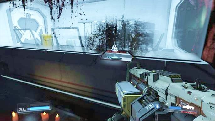 Na początku etapu udaj się pobliskiego pomieszczenia, obejrzyj hologram, który się tam pojawi, a następnie podnieś Dziennik leżący w lewym rogu - Laboratoria Lazarus | Sekrety | Doom - Doom - poradnik do gry