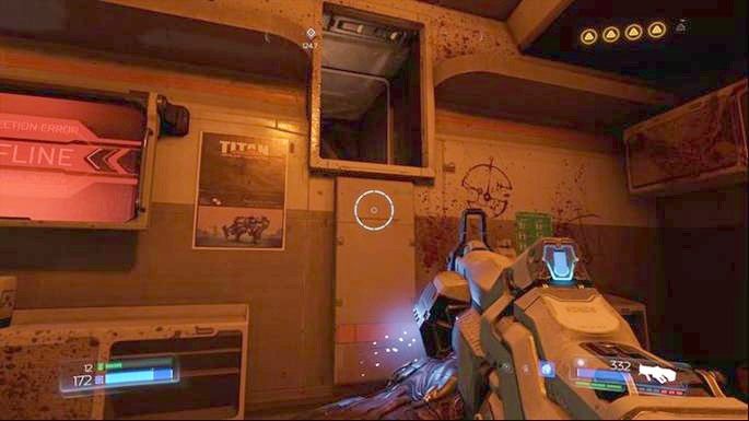 Gdy krótka scenka dobiegnie końca, udaj się do pomieszczenia obok - Laboratoria Lazarus | Sekrety | Doom - Doom - poradnik do gry